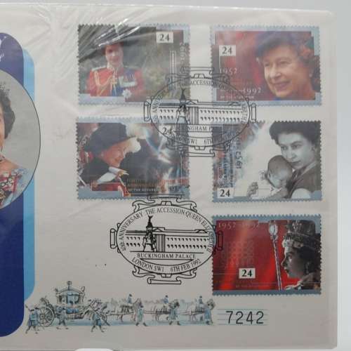 (1992)QEII  40 TH ANNIVERSARY of the Accession to the Throme commemorative coin