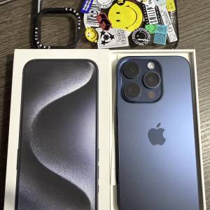 iPhone 15pro 256gb,港行雙卡極新，有單全套齊！