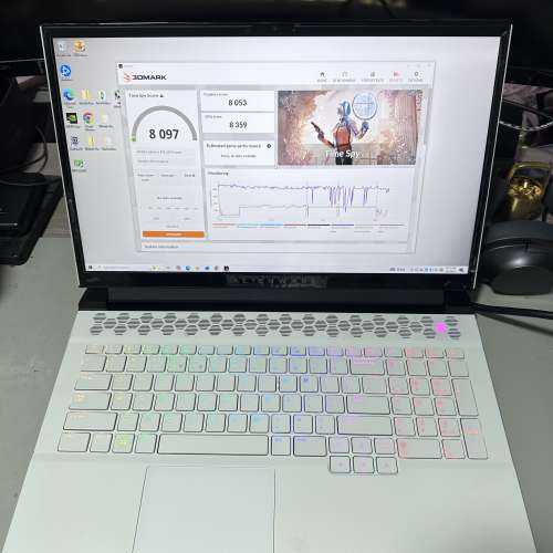 Alienware m17 R3 32G  i7 rtx 2070 razer asus zephyrus rog