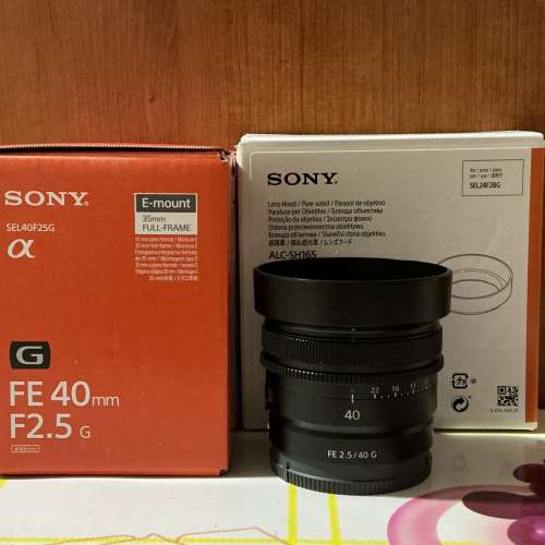 Sony FE 40mm F2.5 G