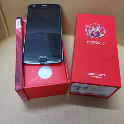 99%新 有盒全套Motorola Moto Z2 Play收藏品