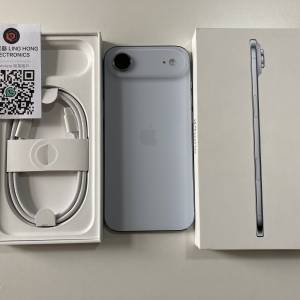 全新港行天藍色 iPhone air 256gb 全套 一年蘋果保養 what app 6497 6645