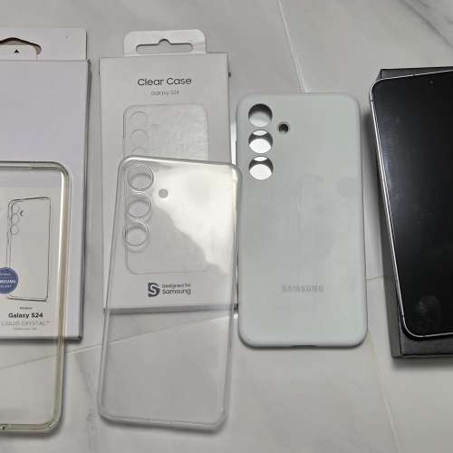 行貨有盒黑灰色Samsung Galaxy S24 512gb mobile Phone 手提電話