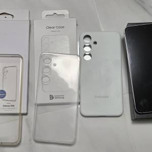 行貨有盒黑灰色Samsung Galaxy S24 512gb mobile Phone 手提電話