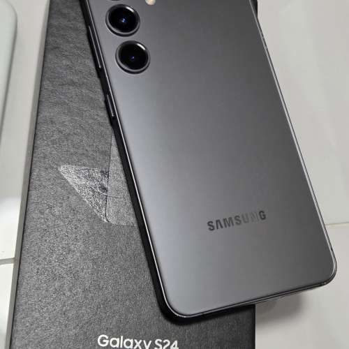 行貨有盒黑灰色Samsung Galaxy S24 512gb mobile Phone 手提電話
