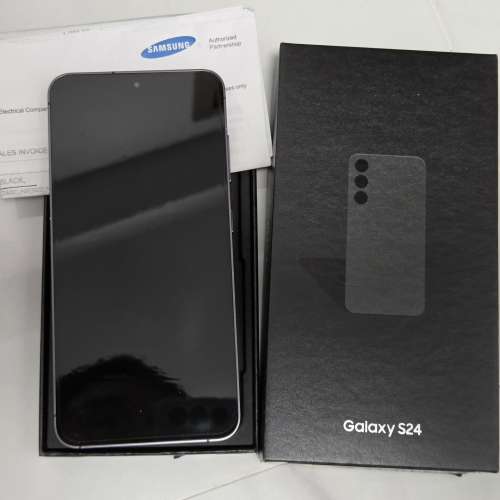 行貨有盒黑灰色Samsung Galaxy S24 512gb mobile Phone 手提電話