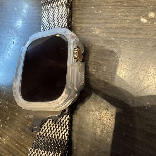 Apple Watch Ultra 3 (GPS + M 動網絡）；49 毫米原色鈦金屬錶殼； 原色鈦金屬米蘭...