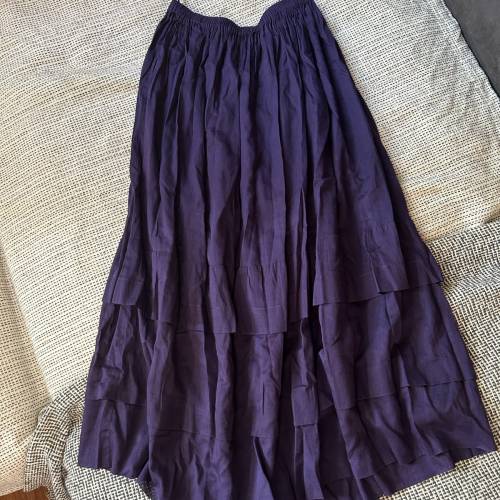 Miu Miu Purple cotton skirt