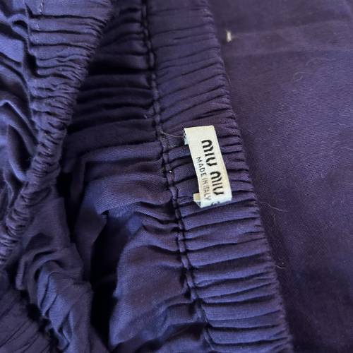 Miu Miu Purple cotton skirt