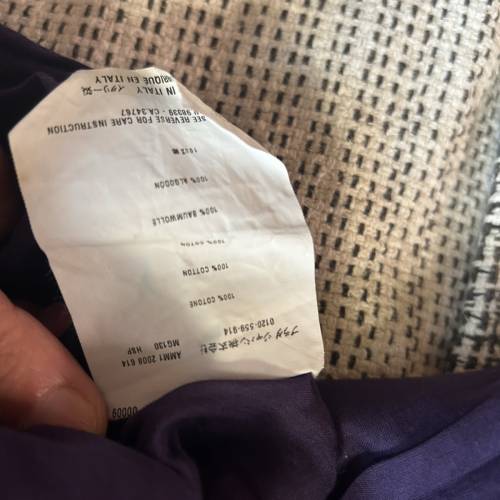 Miu Miu Purple cotton skirt