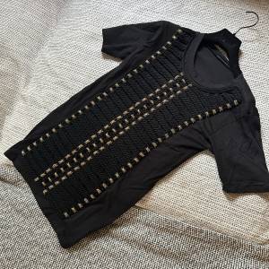 Balmain hand made black top