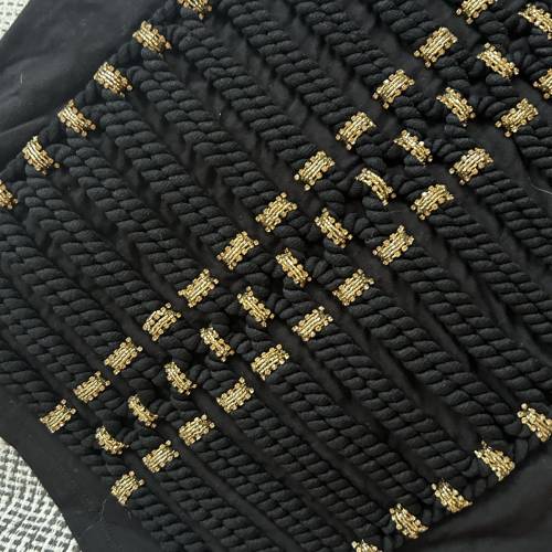 Balmain hand made black top