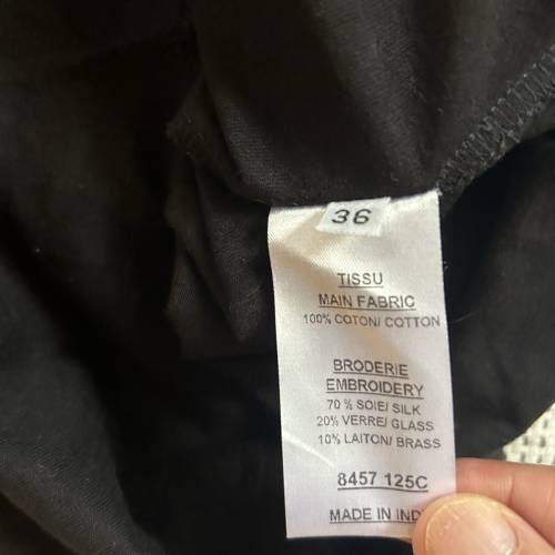 Balmain hand made black top