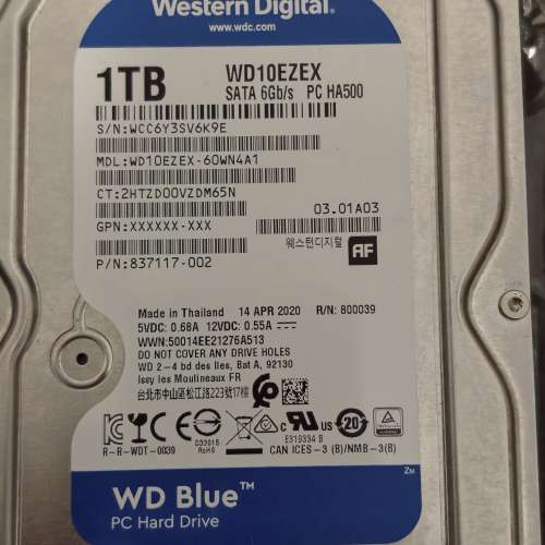 1tb 機械硬盤正常使用內置win10