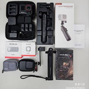 Insta360 Ace Pro 2全套運動相機 (包3嚿原廠電池，充電座)