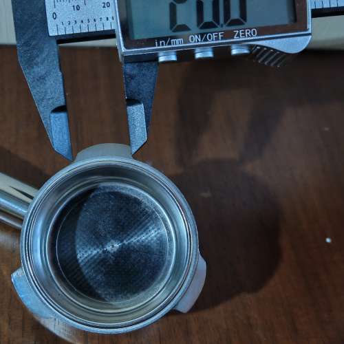 不銹鋼51mm 無底咖啡手柄 連 4個粉碗 接粉環 filter