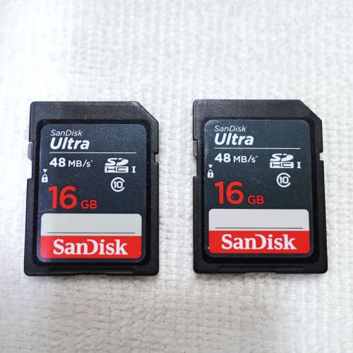 SANDISK ULTRA 16GB Class10 SD CARDS