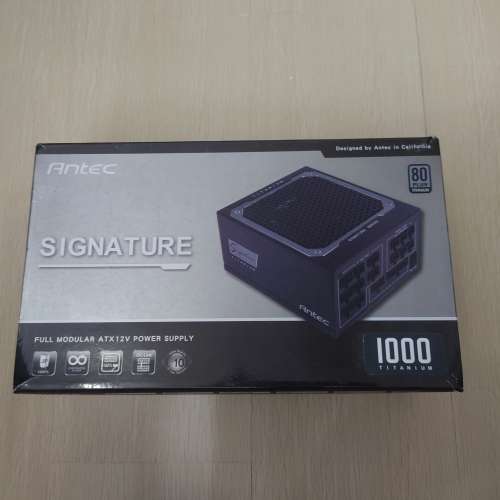 Antec Signature 鈦金 1000W Titanium 全模組化電源 跟 12vhpwr 線（rtx4080/4090/...