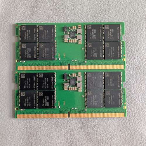 SK Hynix 原廠 DDR5 SODIMM 16x2 32GB 一對