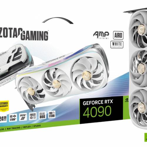 ZOTAC GAMING GeForce RTX 4090 AMP Extreme AIRO White Edition