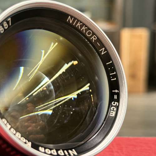 Nikon NIKKOR-N 5cm F1.1 External Bayonet S Mount with adapter to Sony E and UV