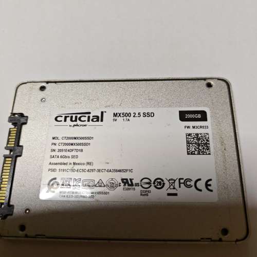 Crucial MX500 2TB SATA SSD
