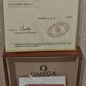 OMEGA鋼錶帶防水腕錶全新貨品