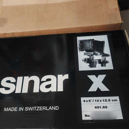 Sinar X  4x5 相機 收藏品 (全新在原盒內)