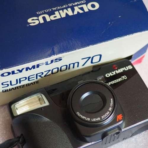 Olympus Superzoom 70 Panorama 35mm 自動對焦底片相機 / 新淨正常。Made in Japan