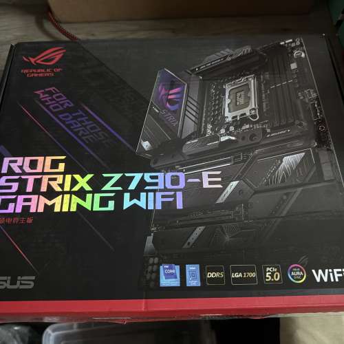 華碩 ROG Strix Z790-E Gaming WiFi 頂級電競主機板