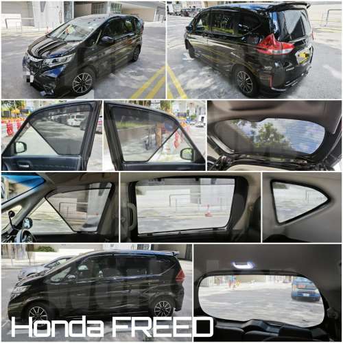 Honda FREED 全車防曬磁石窗網