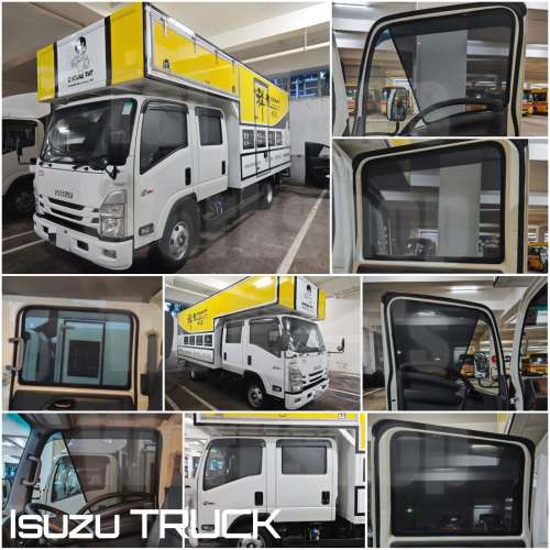 ISUZU 貨車防曬磁石窗網