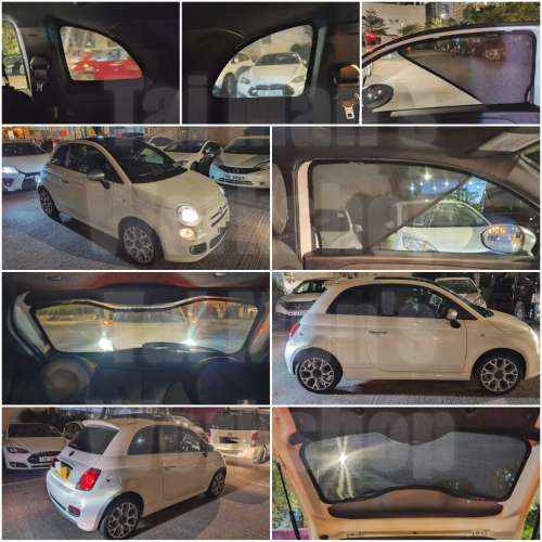 FIAT 500 全車防曬磁石窗網