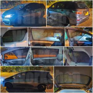 Toyota WISH 全車防曬磁石窗網