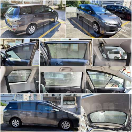 Toyota WISH 全車防曬磁石窗網