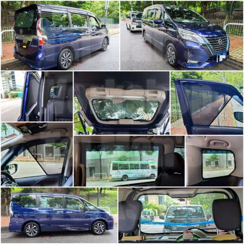 Nissan Serena C27 -全車防曬磁石窗網