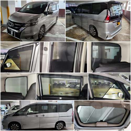 Nissan Serena C27 -全車防曬磁石窗網