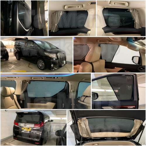 Toyota Alphard Vellfire 30 全車防曬磁石窗網;