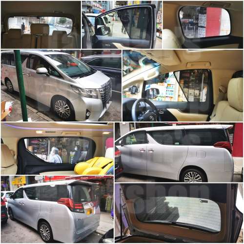 Toyota Alphard Vellfire 30 全車防曬磁石窗網;