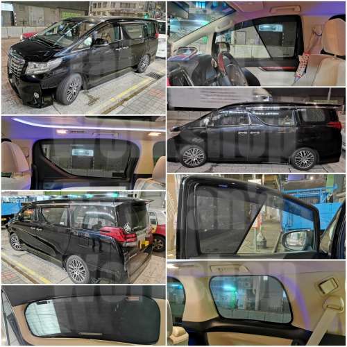 Toyota Alphard Vellfire 全車防曬磁石窗網//'