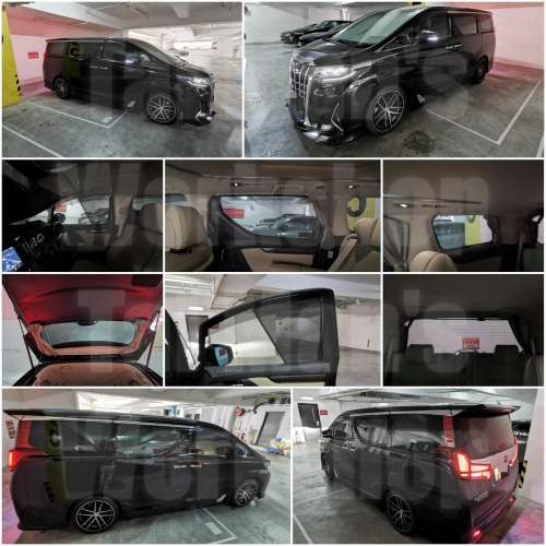 Toyota Alphard Vellfire 全車防曬磁石窗網//'