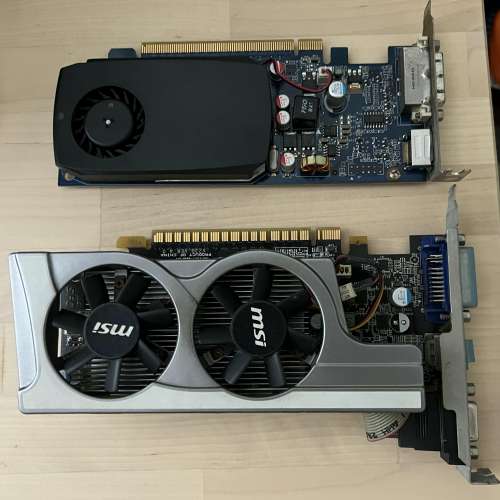 MSI MS-V230 + PEGATRON D10M2BB1H 顯示卡 兩塊 (當零件) 清屋出售 HK$60.00 兩塊