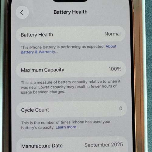 Apple iPhone 17 pro 256G 橙色 行貨 全新已激