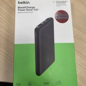 Belkin BoostCharge 便攜式行動電源 10000mAh (全新）全新未開）