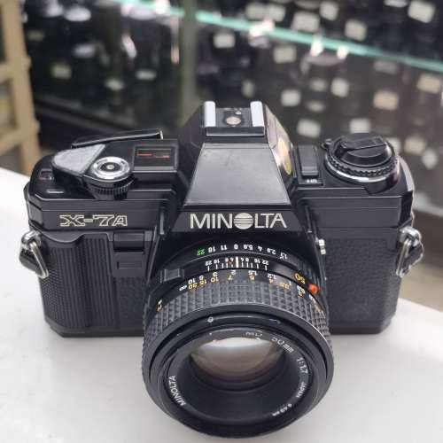MINOLTA X-7A + MD 50MM F1.7 全正常   MINOLTA SRT 201+ MD 50MM F1.7 全正常