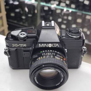 MINOLTA X-7A + MD 50MM F1.7 全正常   MINOLTA SRT 201+ MD 50MM F1.7 全正常