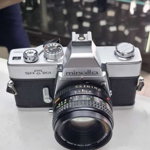 MINOLTA X-7A + MD 50MM F1.7 全正常   MINOLTA SRT 201+ MD 50MM F1.7 全正常