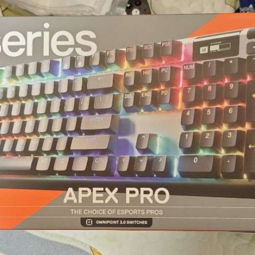 全新 港行 SteelSeries Apex Pro Gen 3 Full-Size OmniPoint 3.0 有線 磁軸 鍵盤 ...