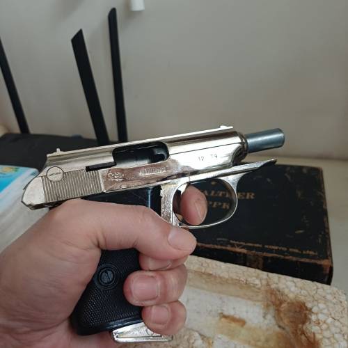 名廠 marushin Walther ppk 早期全金屬 007占士邦專用 cap槍