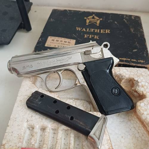 名廠 marushin Walther ppk 早期全金屬 007占士邦專用 cap槍